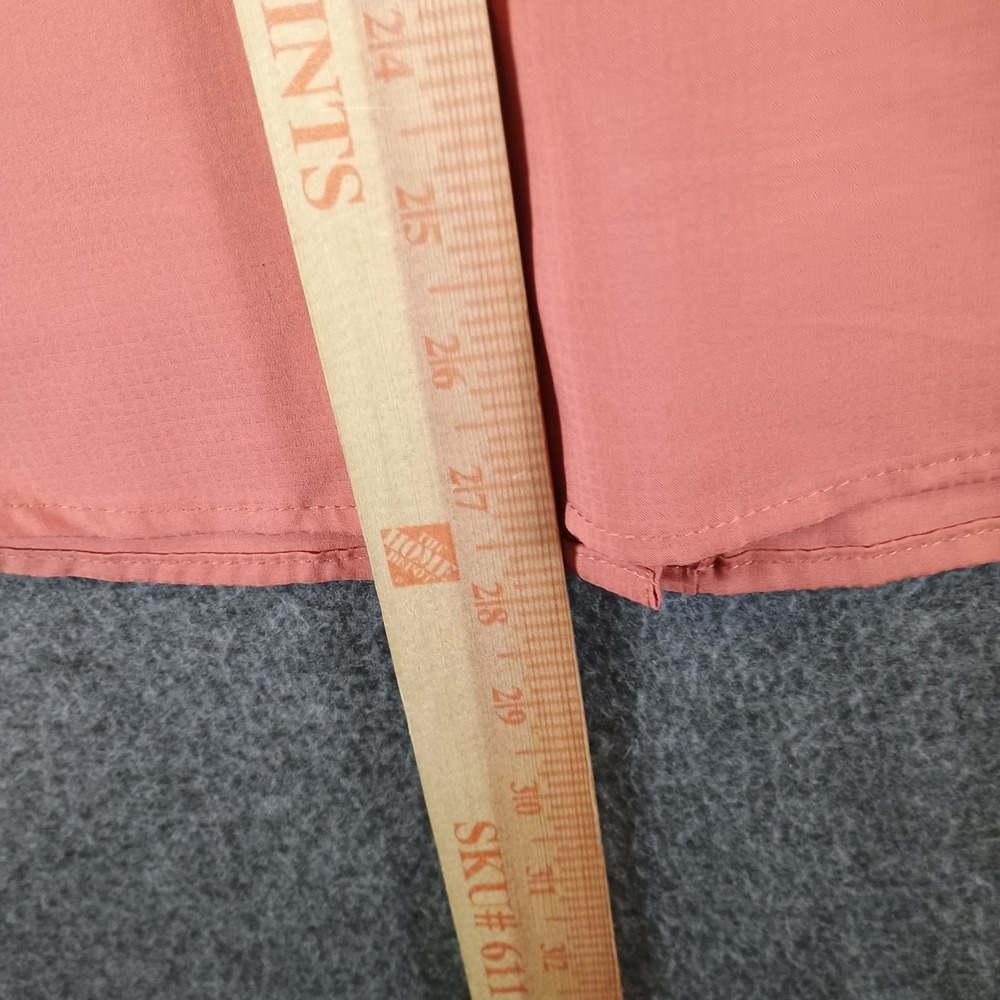 Columbia Kestrel Trail Lite Sleeveless Shirt Womens XXL 2XL Peach Pocket Vented - Picture 10 of 11